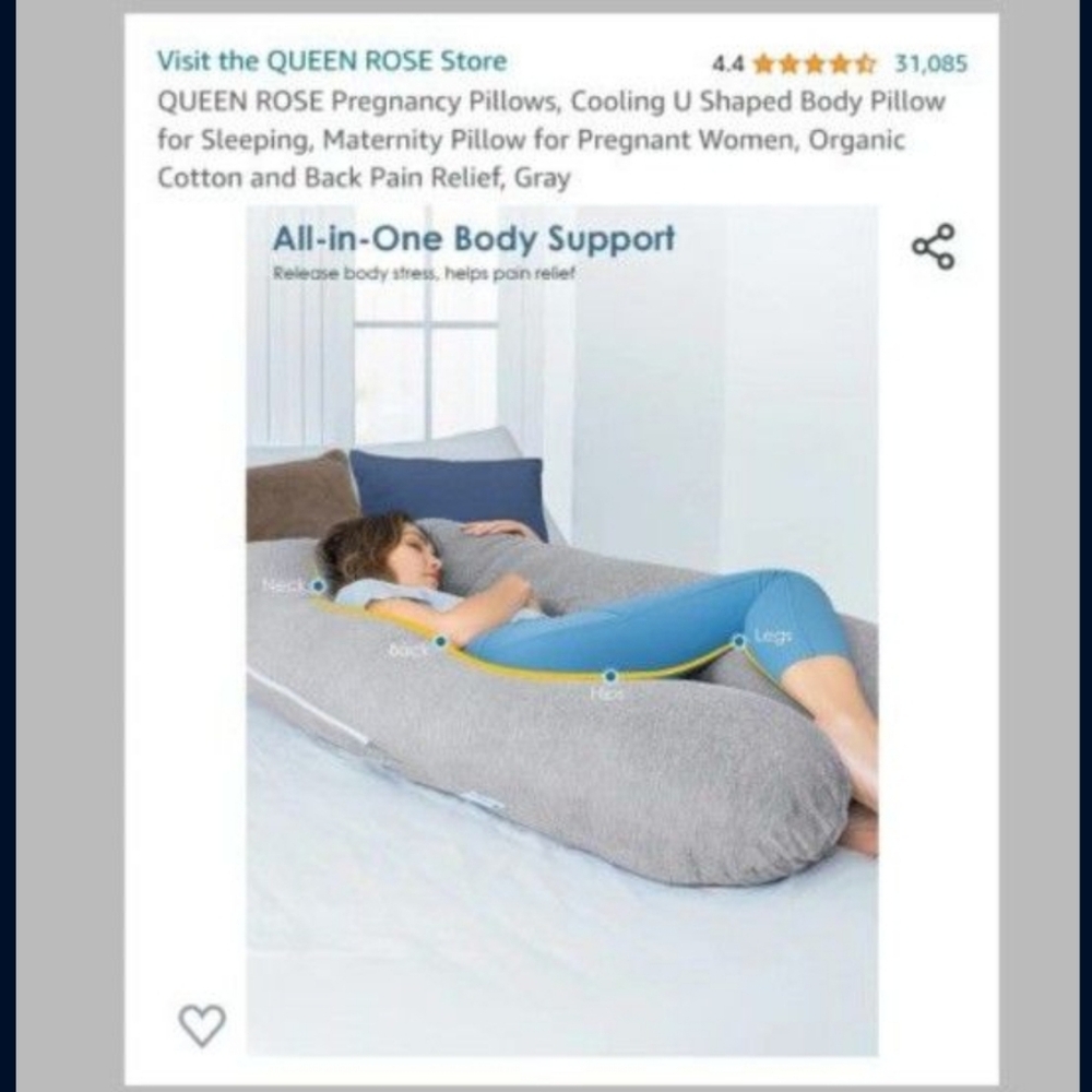 Queen Rose Pregnancy Pillow